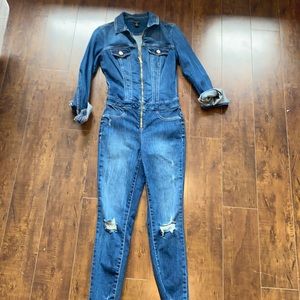 Guess jean jumpsuit.